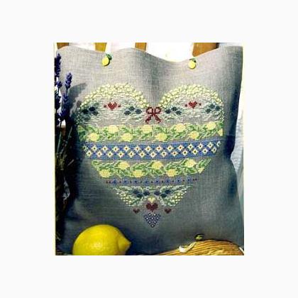 Cuscino Limoni ed Olive (schema)
