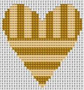 Cuore a righe