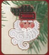 Decorazioni i volti di Babbo Natale: Joyful Santa