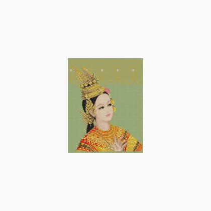 Single thai dancer