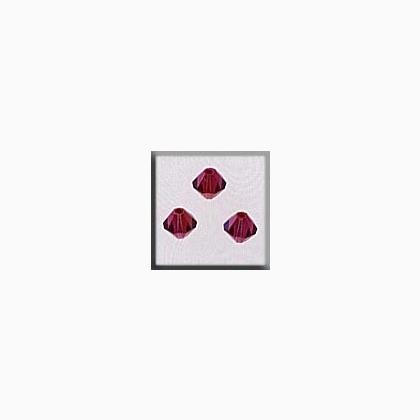 13063 Rondele Champagne Fuschia 4mm