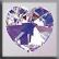 13045 Medium Heart Crystal AB