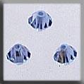 13032 Rondele Light Sapphire AB 4mm