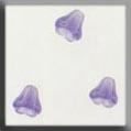12295 Petite Bell Flower Matte Tanzanite