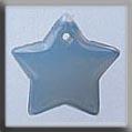 12177 Large Flat Star Opal White