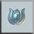 12158 Very Small Tulip Matte Crystal