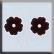 12152 Very Petite Flower Matte Fuschia