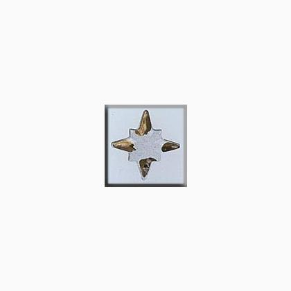 12108 Crystal Star Gold Tipped