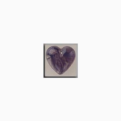 12099 Medium Quartz Heart Purple