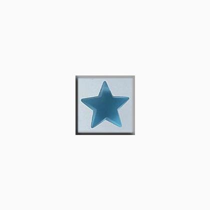 12048 Large Domed Star Matte Aqua