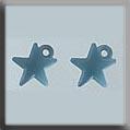 12045 Very Sm Domed Star Matte Aqua