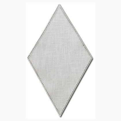 Centrino diamante - Bianco 18x32
