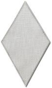 Centrino diamante - Crema 18x32