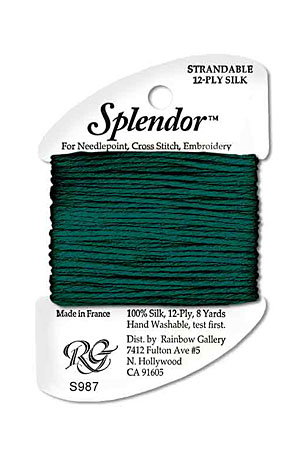 Splendor:  S987 - Very Dark Gray Green