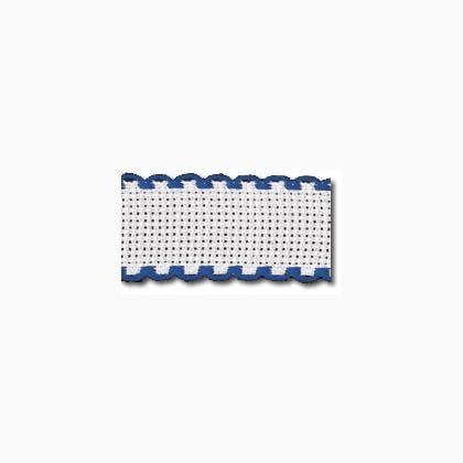 Bordino Aida 16ct.: Bianco/Navy