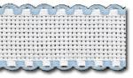 Bordino Aida 16ct.: Bianco/Azzurro