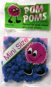 Pompoms: 3mm. Blue Royal