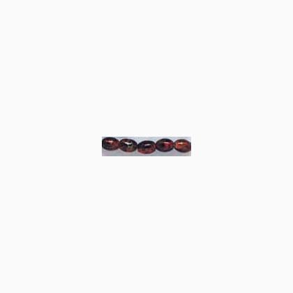 Perle Vetro Marmorizzate 7mm. 16gr. Rosso/Oro