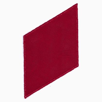 Centrino diamante - Rosso Natale 18x32