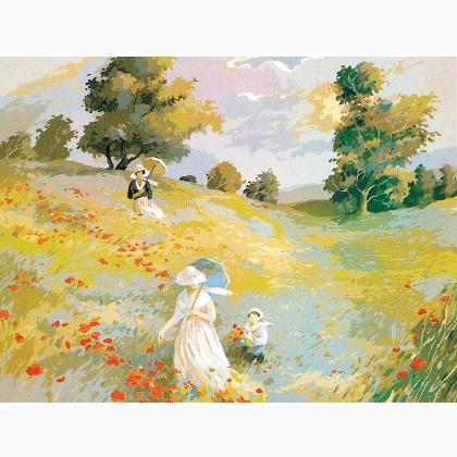 Promenade champetre ecole di Monet