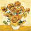 Les tournesols dapres di Van Gogh