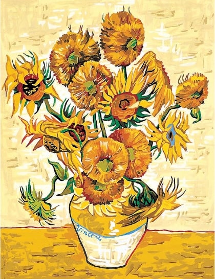 Les tournesols dapres di Van Gogh