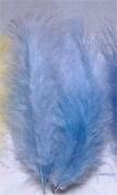 Piume 12 cm: colore celeste