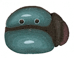 1168S - Small Blue Beetle