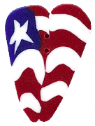 3305X - Extra Large Liberty Heart