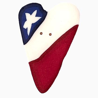 3426L - Large Heart Flag