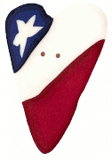 3426L - Large Heart Flag