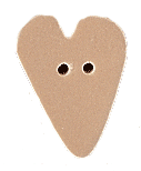 3407S - Folk Art White Small Heart