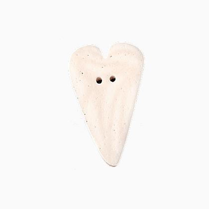 3336L - White Velvet Large Heart