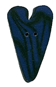 3338L - Blue Velvet Large Heart