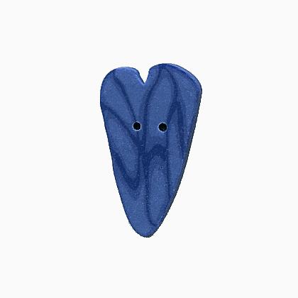 3342L - Bluejay Velvet Large Heart