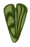 3424L - Large Sage Green Heart