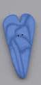 3342X - Bluejay Velvet Extra Large Heart