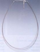 Collier Argento - 5 fili