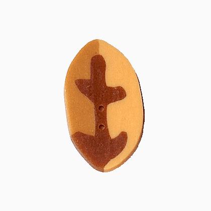 NH1061L - Large Gold Elm Leaf
