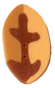 NH1061L - Large Gold Elm Leaf