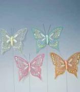 Farfalle in textil - quattro