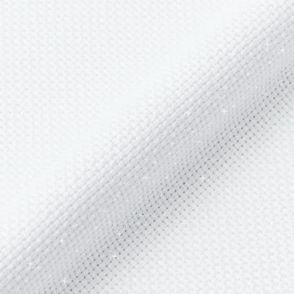AIDA DMC 14ct. Iridescente: Blanc