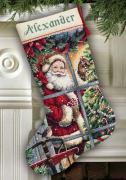 Calza Candy Cane Santa