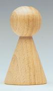 Cono legno naturale 70x42mm