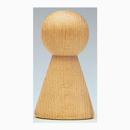 Cono legno naturale 60x31mm