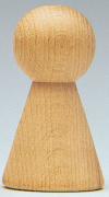 Cono legno naturale 60x31mm