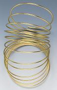 Filo di alluminio - oro 2mm.