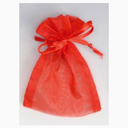 Sacchetto in organza - Rosso