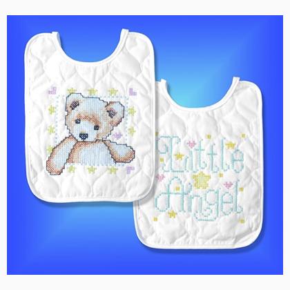 Angel Baby Bib Set