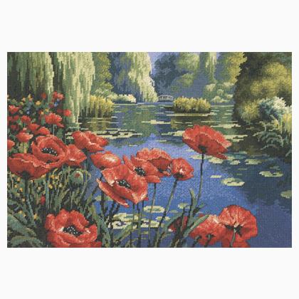 Lakeside Poppies